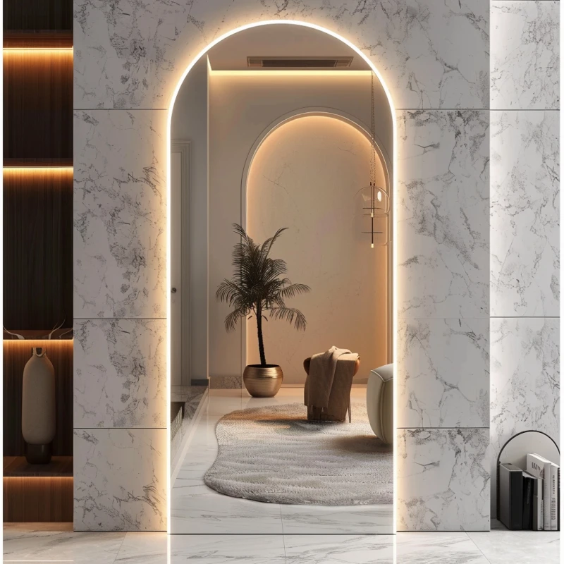 LED Floor Mirror