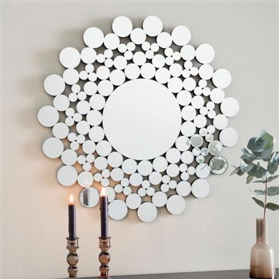Large Round Decorative Mirror